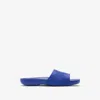 Burberry Embossed Check Dive Slides In Knight