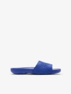 Burberry Embossed Check Dive Slides In Knight