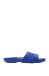 Burberry Embossed Check Dive Slides In Knight