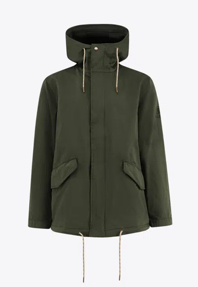BURBERRY EMBOSSED EKD STAMP BUTTONED JACKET