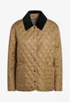 Burberry Brown Dranefeld Down Jacket In Multi