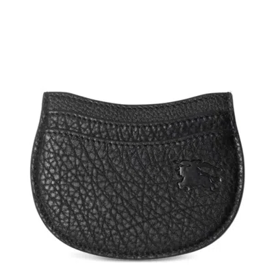 Burberry Embossed Logo Rocking Horse Cardholder In Purple
