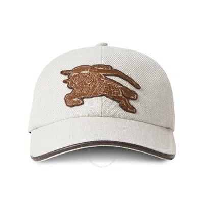 Burberry Embroidered Baseball Cap In White