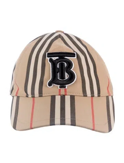 Pre-owned Burberry Embroidered Baseball Cap In Neutrals