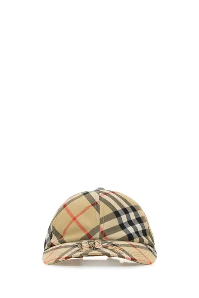 Burberry Embroidered Canvas Baseball Cap In Lightsageipcheck