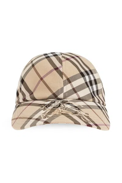 Burberry Embroidered Canvas Baseball Cap