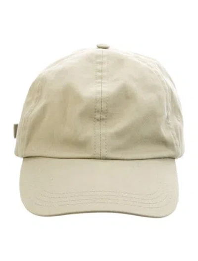 Pre-owned Burberry Embroidered Canvas Baseball Cap W/tags In Neutral