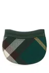Burberry Rocking Horse Checkered Leather Cardholder