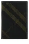 BURBERRY BURBERRY EMBROIDERED CANVAS CARD HOLDER