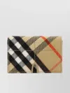Burberry Embroidered Canvas Card Holder
