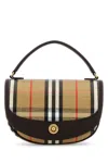 Burberry Women Embroidered Canvas Highlands Handbag