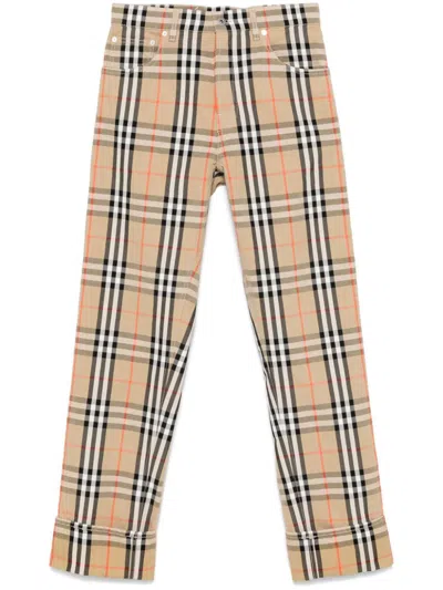 Burberry Embroidered Canvas Pant