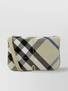 Burberry Women Embroidered Canvas Snip Crossbody Bag