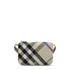 Burberry Embroidered Canvas Snip Crossbody Bag In Multi
