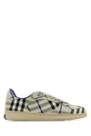 Burberry Women Embroidered Canvas Terrace Sneakers In Multi