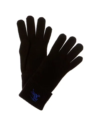 Burberry Man Gloves Man Black Gloves