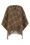 Burberry Embroidered Cashmere Blend Reversible Cape