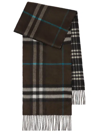 Burberry Embroidered Cashmere Scarf In Multicolor