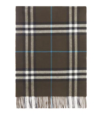 BURBERRY EMBROIDERED CASHMERE SCARF