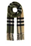Burberry Embroidered Cashmere Scarf In Multi