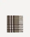 Burberry Embroidered Cashmere Scarf In Brown