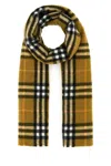 BURBERRY EMBROIDERED CASHMERE SCARF