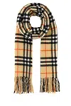 BURBERRY EMBROIDERED CASHMERE SCARF