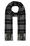 Burberry Women Embroidered Cashmere Scarf In Snugblackcalcio