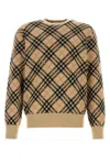 Shop Burberry Embroidered Cashmere Sweater