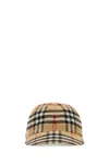 BURBERRY EMBROIDERED COTTON BASEBALL CAP