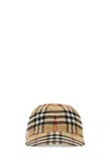 Burberry Unisex Embroidered Cotton Baseball Cap In Archivebeige
