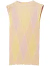 Burberry Embroidered Cotton Blend Top In Multi