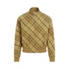 Burberry Embroidered Cotton Bomber Jacket