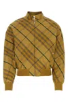 BURBERRY BURBERRY EMBROIDERED COTTON BOMBER JACKET