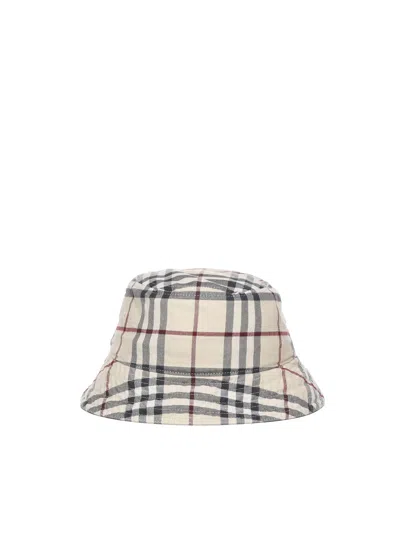 Burberry Embroidered Cotton Bucket Hat