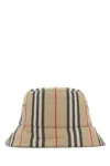 Burberry Beige Signature Bucket Hat
