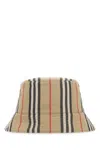 Burberry Beige Signature Bucket Hat In Multi