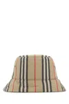 Burberry Beige Signature Bucket Hat In A7468