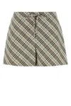 Burberry Check Cotton Pyjama Shorts In Huskipcheck