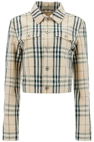 BURBERRY BURBERRY EMBROIDERED DENIM JACKET