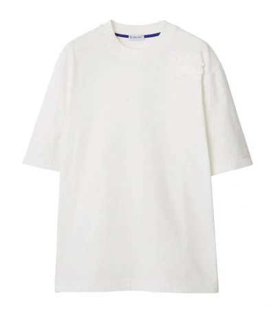 Burberry Embroidered Ekd T-shirt In White