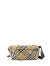 Burberry Embroidered Fabric Check Belt Bag