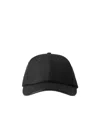 Burberry Embroidered-logo Cotton Baseball Cap In Black