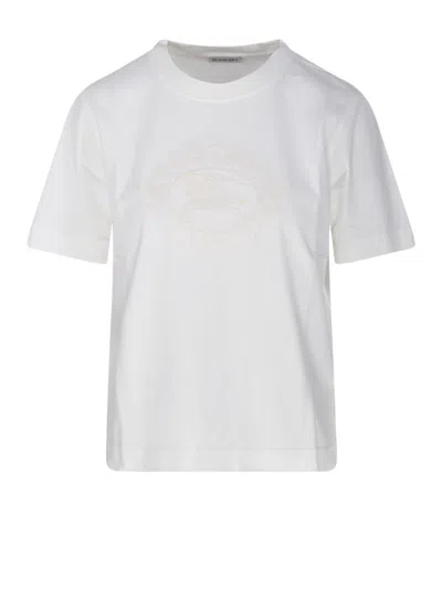 Burberry Short Sleeves Crew Neck T-shirt In White