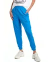Burberry Embroidered Letter Motif Cotton Jogging Pants In Blue