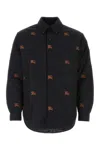 Burberry Quilted Embroidered Button-down Shirt In A1189