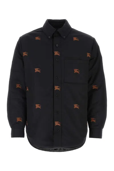 Burberry Embroidered Nylon Padded Shirt In A1189