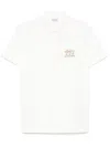 Burberry Organic White Button Up T Shirt In White