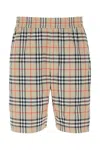 Burberry Men Embroidered Polyester Bermuda Shorts
