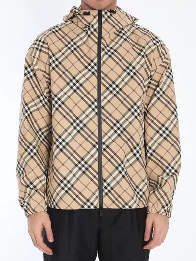 BURBERRY BURBERRY EMBROIDERED POLYESTER JACKET